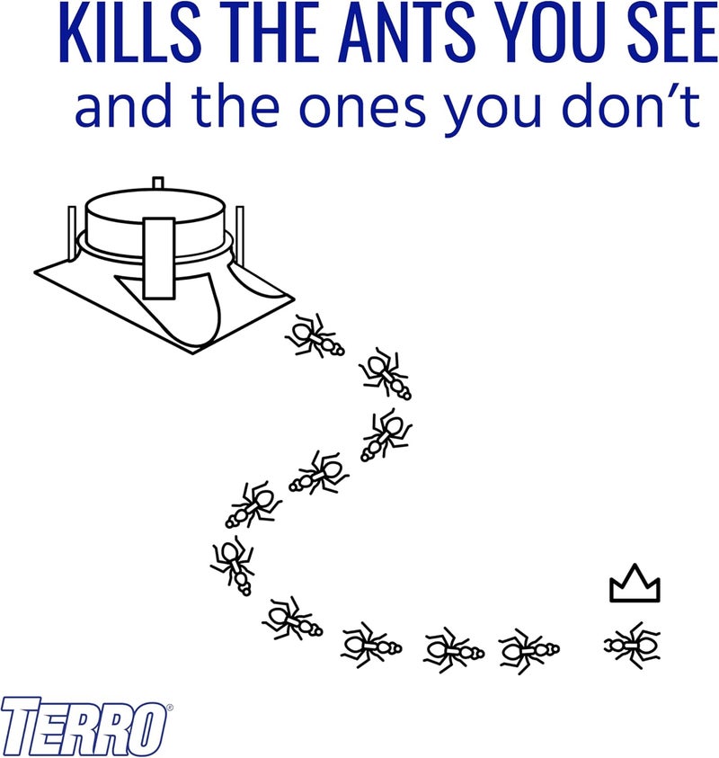 Terro T1804-6 Outdoor Ready-to-Use Liquid Ant Bait Killer and Trap - Kills Common Household Ants - 4 Bait Stations - Image 4